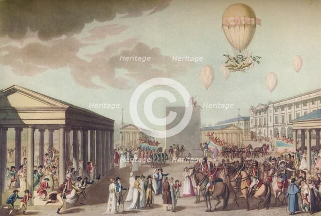 'Fete Du Sacre Et Couronnement De Leurs Majetes Imperiales', 1804, (1920). Creator: Unknown.