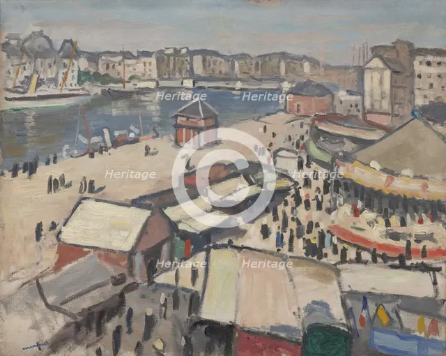 Fête foraine au Havre, 1906. Creator: Marquet, Pierre-Albert (1875-1947).
