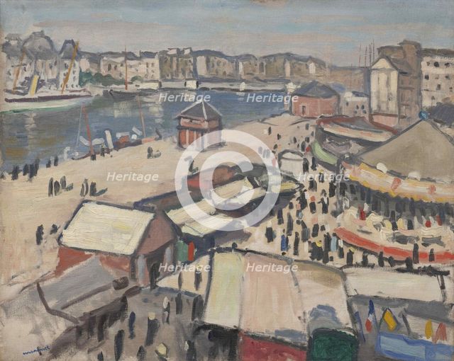 Fête foraine au Havre, 1906. Creator: Marquet, Pierre-Albert (1875-1947).