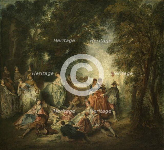 Fête Galante, c1730. Creator: Lancret, Nicolas (1690-1743).