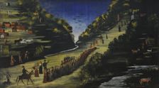 Fête on the Bank of Tskhenistsqali river