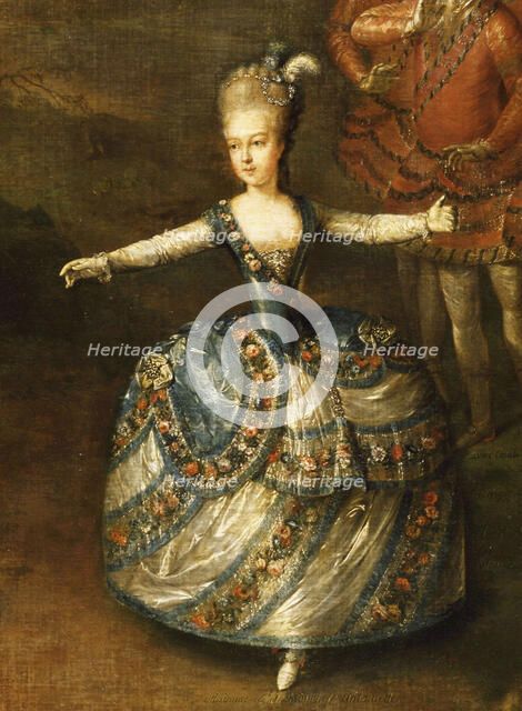 Fête Organized to Celebrate the Marriage of the Emperor Joseph II to Princess Marie-Josèphe of Bavar Artist: Weikert, Georg (1743/45-1799)