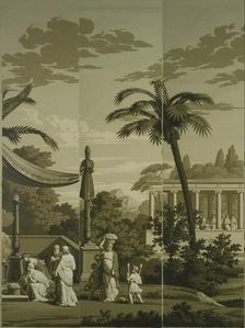 Fêtes de la Grèce et Jeux Olympiques. The Ancient Olympic Games (Detail), 1818. Creator: Dufour, Joseph (1744-1829)