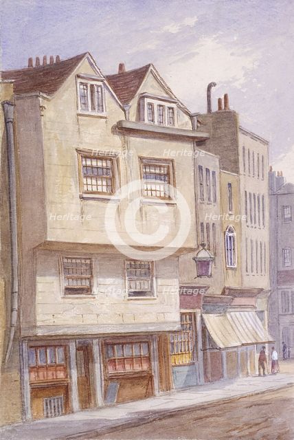 Fetter Lane, London, 1870. Artist: JT Wilson