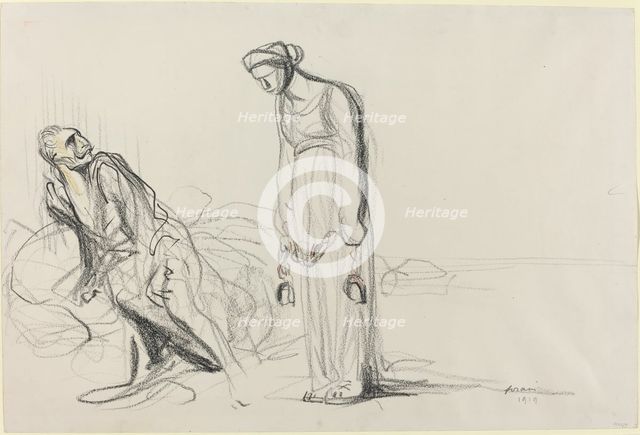 Fetters, 1919. Creator: Jean Louis Forain.