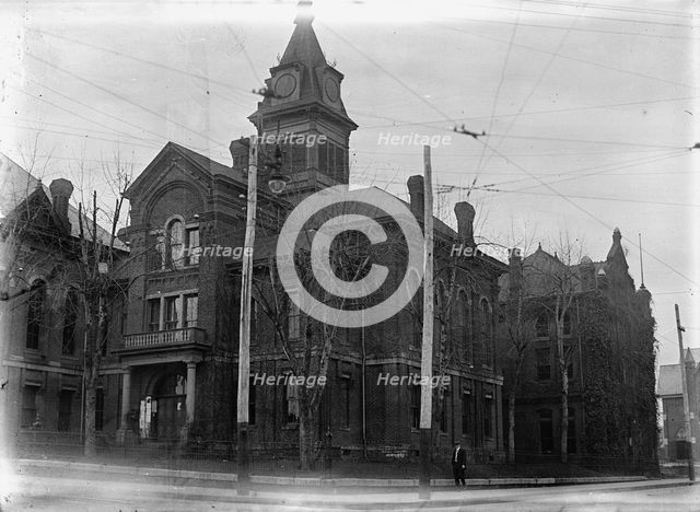 Feud - Scenes in Virginia Mountain Town at Trial After Feud, 1912. Creator: Harris & Ewing.