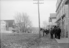 Feud - Scenes in Virginia Mountain Town at Trial After Feud, 1912 Creator: Harris & Ewing