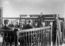 Feud - Scenes in Virginia Mountain Town at Trial After Feud, 1912. Creator: Harris & Ewing