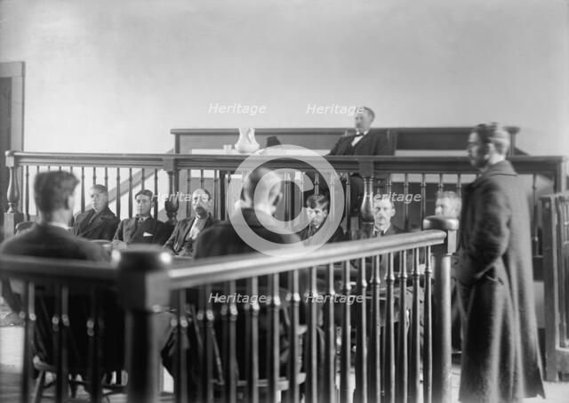 Feud - Scenes in Virginia Mountain Town at Trial After Feud, 1912. Creator: Harris & Ewing.