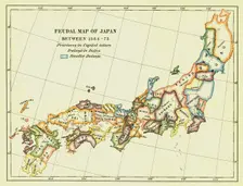 Feudal Map of Japan between 1564 -73 (1903). Creator: Unknown