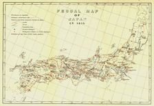 Feudal Map of Japan in 1615 (1903). Creator: Unknown