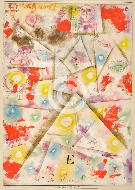 Feuille commémorative E, 1924.