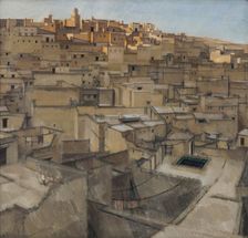 Fez, Seven O'clock, about 1924. Creator: Bernard Boutet de Monvel