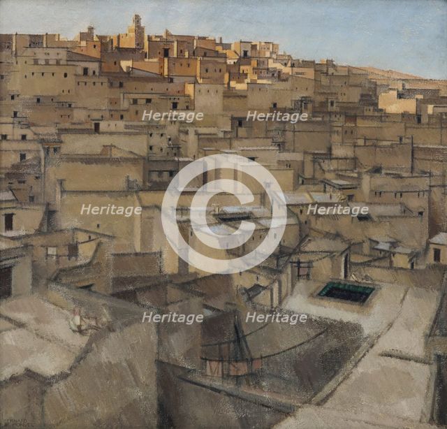 Fez, Seven O'clock, about 1924. Creator: Bernard Boutet de Monvel.