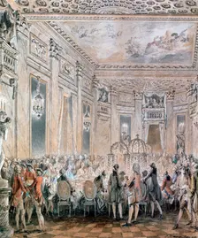 Feast at Louveciennes 1771. Artist: Jean-Michel Moreau