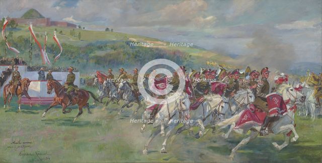 Feast-Day of the Polish Cavalry, 1934. Creator: Wojciech Kossak.