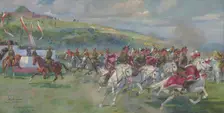 Feast-Day of the Polish Cavalry, 1934. Creator: Wojciech Kossak