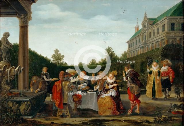 Feast in the castle park, 1624.