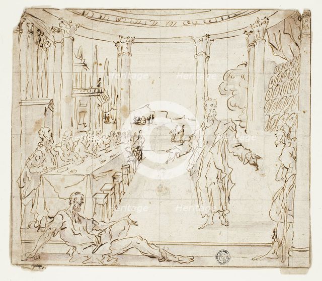 Feast in the House of Simon, n.d. Creator: Giovanni Battista Lanceni.
