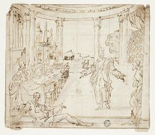 Feast in the House of Simon, n.d. Creator: Giovanni Battista Lanceni