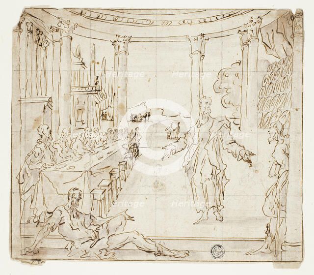 Feast in the House of Simon, n.d. Creator: Giovanni Battista Lanceni.