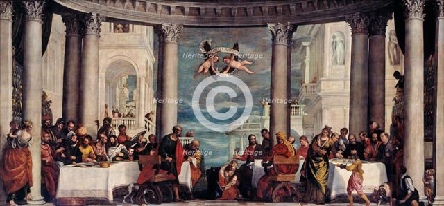 Feast in the House of Simon the Pharisee, 1570. Artist: Veronese, Paolo (1528-1588)
