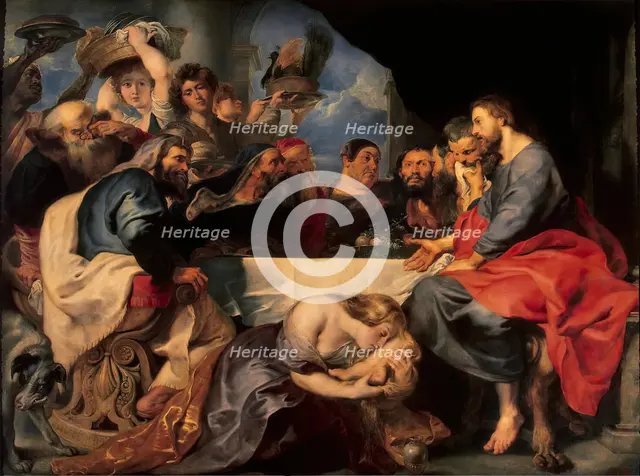 Feast in the House of Simon the Pharisee, 1619. Creator: Peter Paul Rubens.