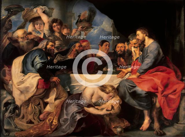 Feast in the House of Simon the Pharisee, 1619. Creator: Peter Paul Rubens.