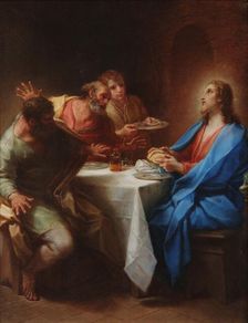 Feast in the House of Simon the Pharisee, 1707. Creator: Luti, Benedetto (1666-1724)
