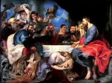 Feast in the House of Simon the Pharisee between 1618 and 1620. Artist: Peter Paul Rubens