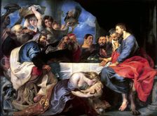 Feast in the House of Simon the Pharisee between 1618 and 1620. Artist: Peter Paul Rubens