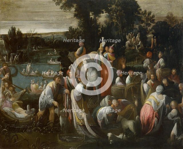 Feast on the river bank. Creator: Donducci (Il Mastelletta), Giovanni Andrea (1575-1655).