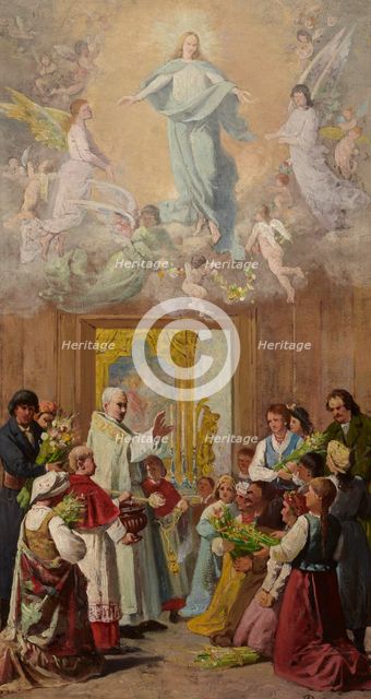 Feast of Our Lady of Herbs, c1890. Creator: Antoni Gramatyka.