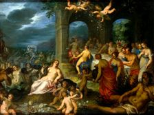 Feast of the Gods 1600. Creator: Rottenhammer, Johann (Hans), the Elder (1564-1625)