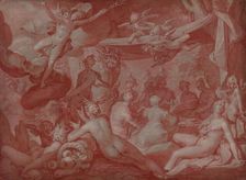 Feast of the Gods, possibly the Feast at the Wedding of Peleus and Thetis. Creator: Abraham Bloemaert