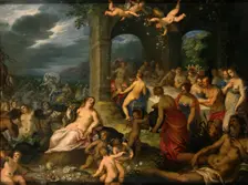 Feast of the Gods (The Marriage of Peleus and Thetis), 1600. Creator: Johannes Rottenhammer the elder