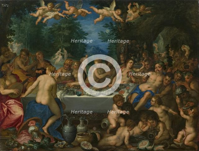 Feast of the Gods - The Marriage of Peleus and Thetis, late 16th century. Creator: Johannes Rottenhammer the elder.