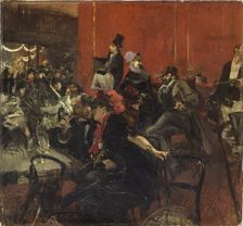 Feast Scene, c. 1889. Artist: Boldini, Giovanni (1842-1931)