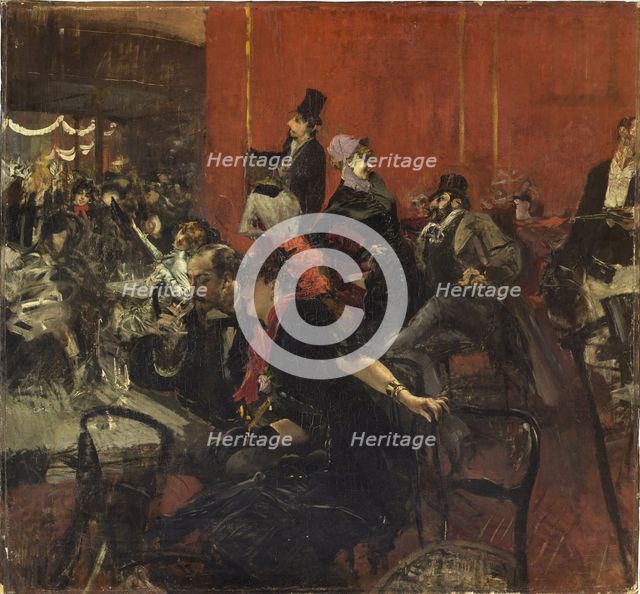 Feast Scene, c. 1889. Artist: Boldini, Giovanni (1842-1931)