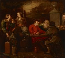 Feasting Company, 18th century. Creator: Unknown