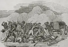 Feat of captain Manuel José Pineda, (January 1795), War of Roussillon (1793-1795), 1851. Creator: Unknown