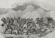 Feat of captain Manuel José Pineda, (January 1795), War of Roussillon (1793-1795), 1851. Creator: Unknown
