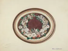 Feather Wreath, c. 1940. Creator: Marius Hansen