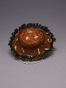 Feathered Gift Basket, 1880/90. Creator: Unknown