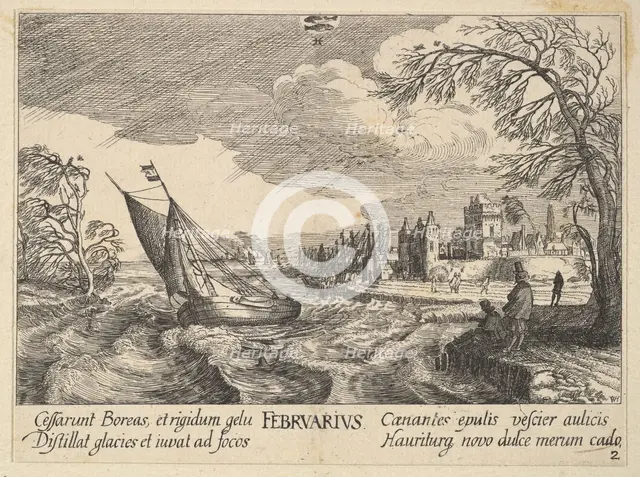 February, 1628-29. Creator: Wenceslaus Hollar.