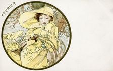 February 1900. Artist: Alphonse Mucha