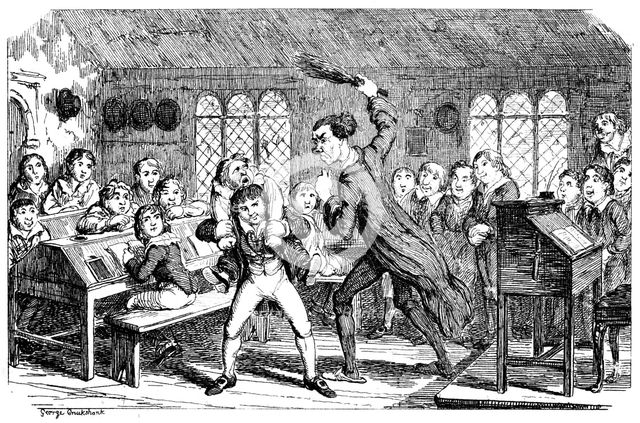 'February - Cutting Weather', 1839. Artist: George Cruikshank