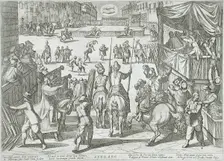 February: A Tournament, published 1599. Creator: Antonio Tempesta