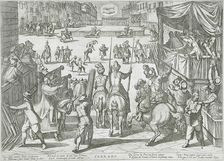 February: A Tournament, published 1599. Creator: Antonio Tempesta