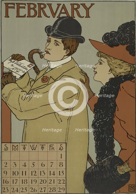 February, c1887 - 1922. Creator: Unknown.